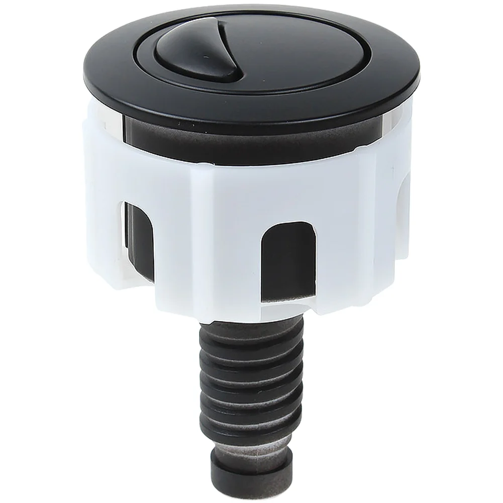 Chrome Plated ABS Dual Flush Toilet Button Compatible With European Standard Toilet Systems Round And Oval Design