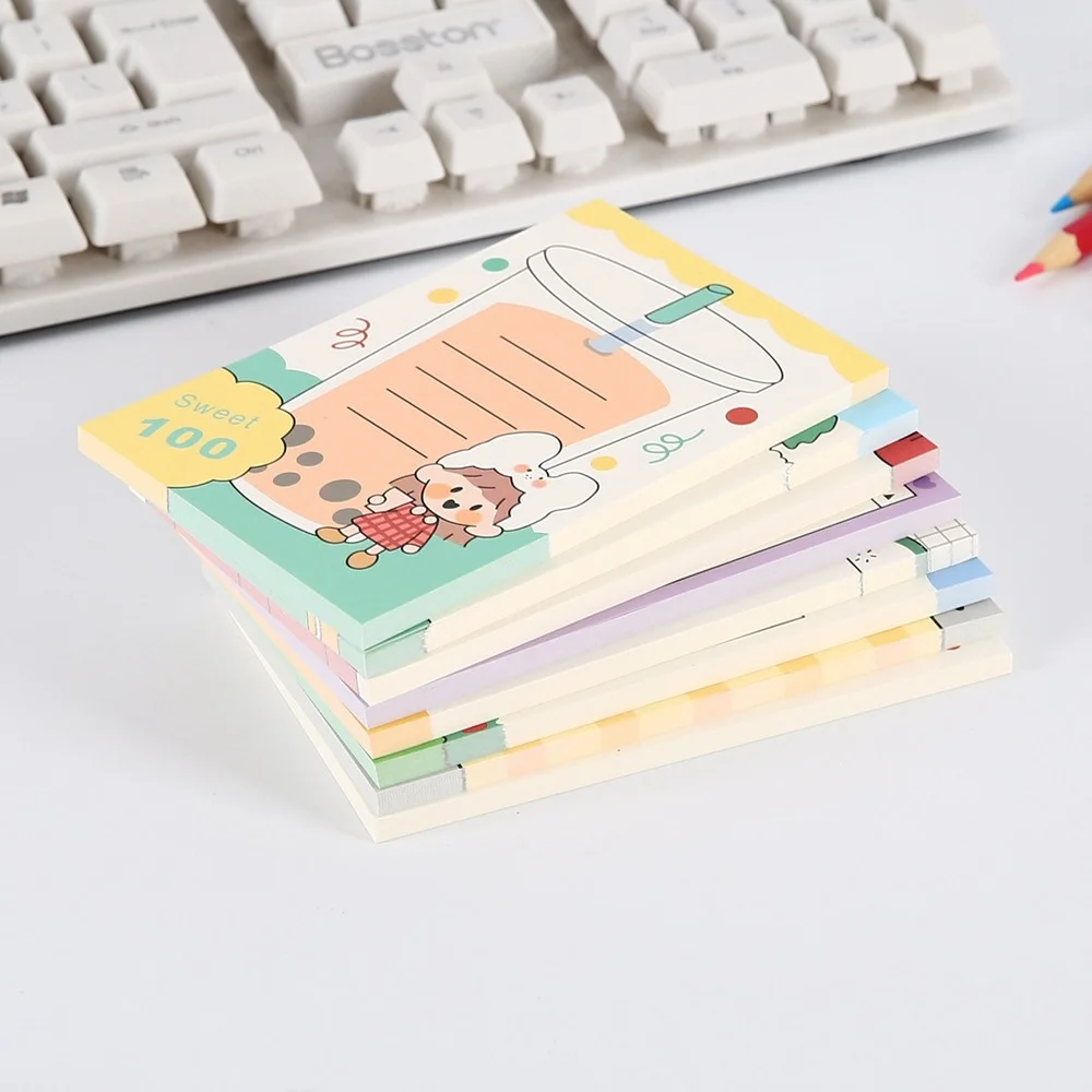 Cute Memo Pads Sticky Notes For Time Planner Journal Stickers Girl Office School Stationery