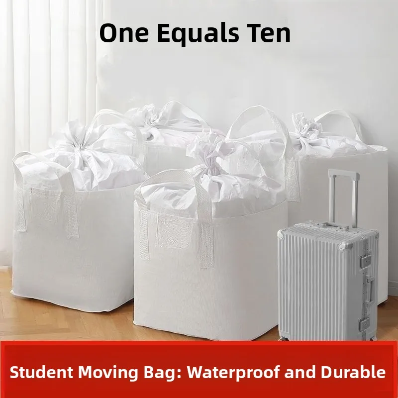 

Large Capaci Moving Bag Quilt Storage Bag Wear-resistant Lage Organizer Thiened Waterproof Moving Paing Tool