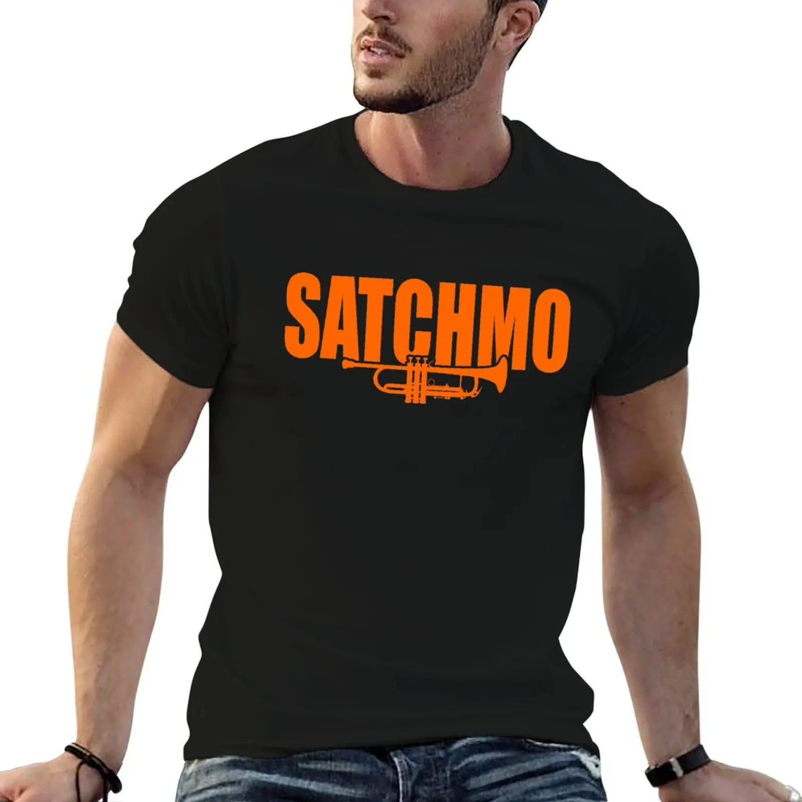 

Louis Armstrong - Satchmo T-Shirt cotton t shirts high quality t shirts for man pack white T-Shirt