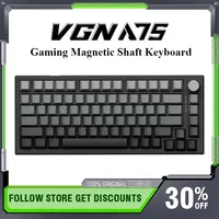 VGN Original A75 Magnetic Axis Mechanical Keyboard Wired Single Module Connection Custom Gaming FPS Gaming RT Hot Swap