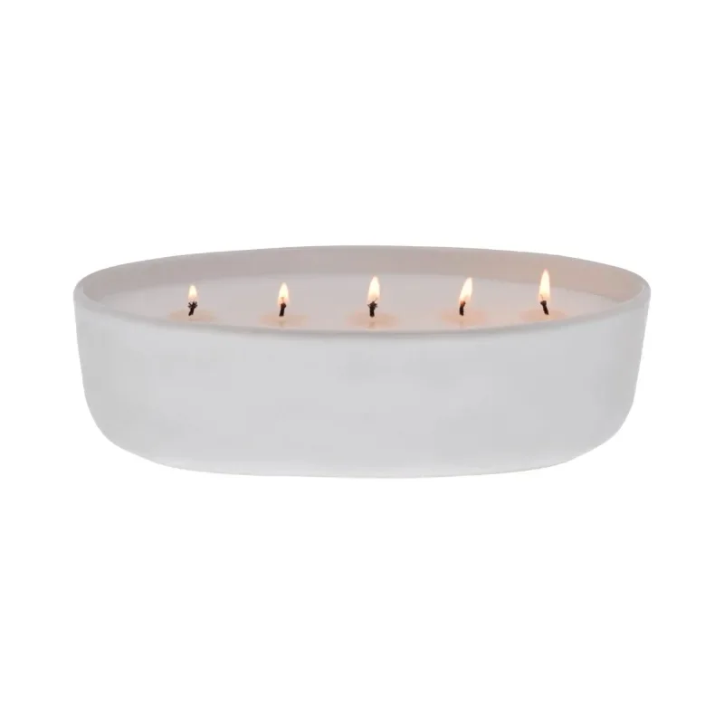 

Tool-NEW Caribbean Sea Breeze 5-Wick 40.5 oz (1.2kg) Oversized Ceramic Candle