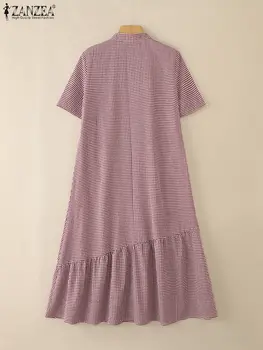 10 best sales sukienka w kratkę gingham damska - №8