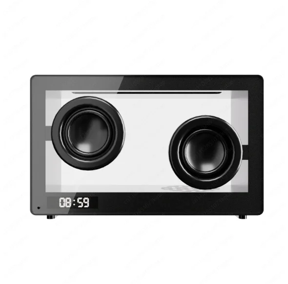 

Прозрачный динамик Bluetooth, красочная креативная кнопка, одиночные и двойные динамики опционально