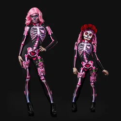 Combinaison de Costumes d'Halloween pour Femmes et Bol, Accessoires de ix, Vêtements pour Parents et Enfants