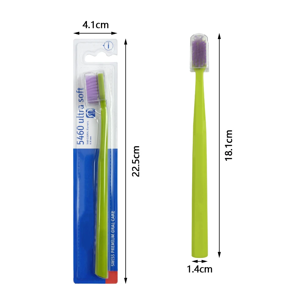 1Pcs Soft Toothbrush Colorful Adult Household Tooth Brush Portable Orthodontic Teeth Cleaning Whitening Brush Oral Care Tools