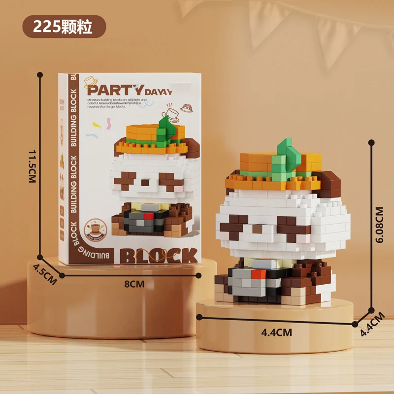 中国のパンダミニビルディングブロックのおもちゃ子供のための 9 に 12 歳の大人 Diy 3d コンストラクターマイクロレンガ教育玩具ギフト