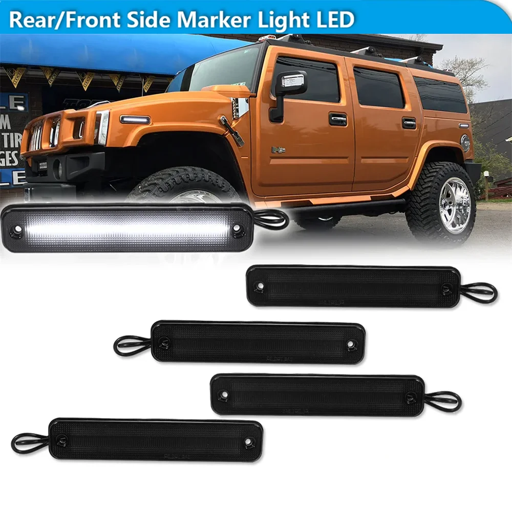 

Для Hummer H2 2003-2009 передний задний бампер, боковые габаритные огни указателей поворота, парковочные фонари, сигналы крыльев, янтарный/красный/белый светодиод