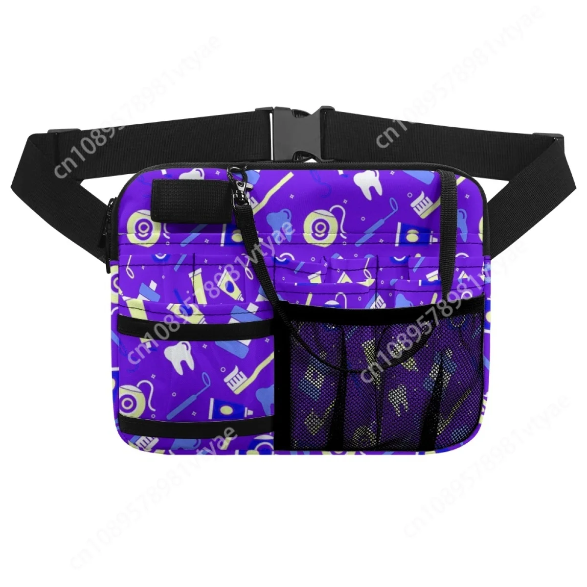 Portable Nurse Fanny Pack Dental Hospital Nursing Tools Print Waist Bag for Stethoscopes Bandage Scissor Practical Hip Bags Gift