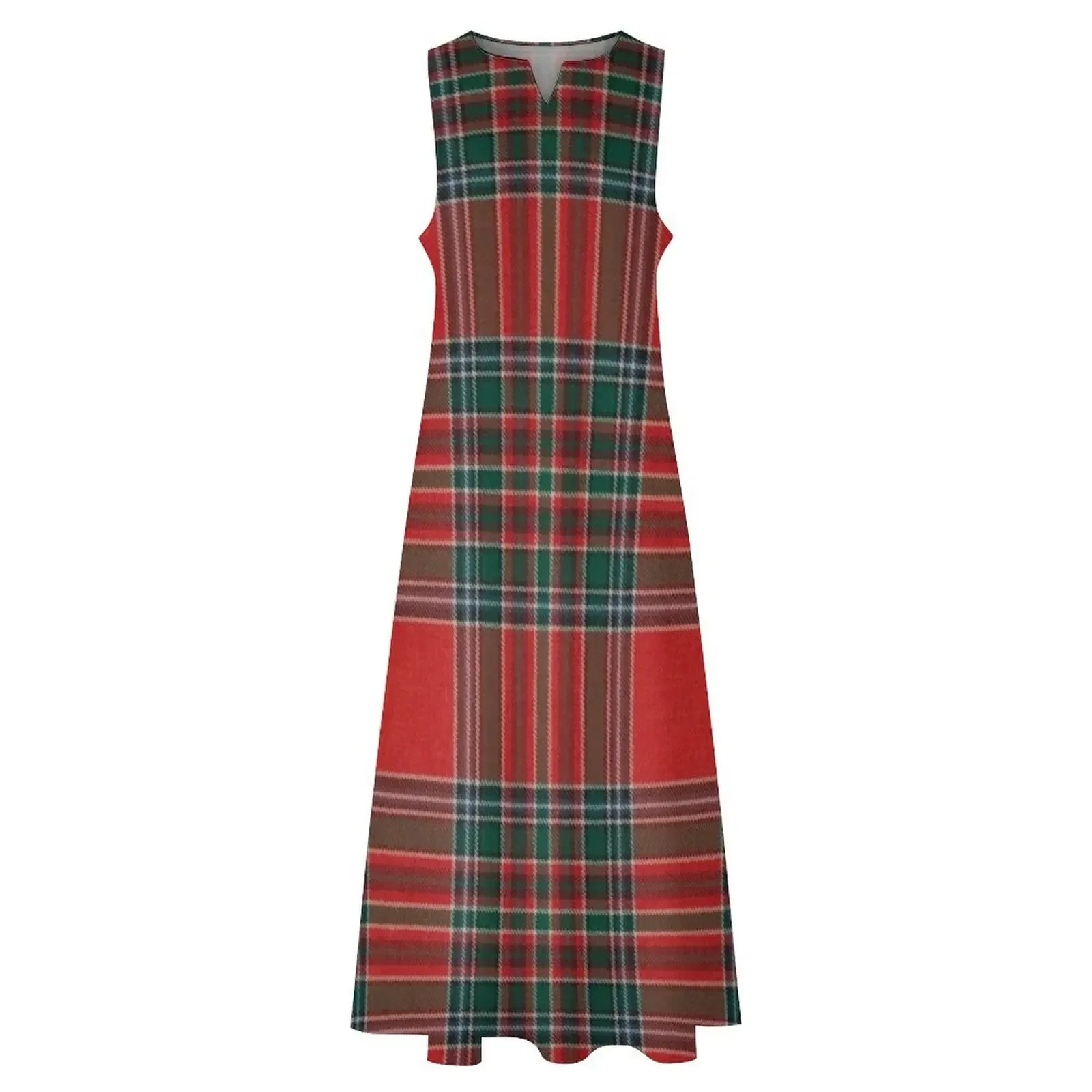 MacBean Scottish Tartan Long Dress Prom gown summer dress womens 2025 Dresses for wedding party Dress