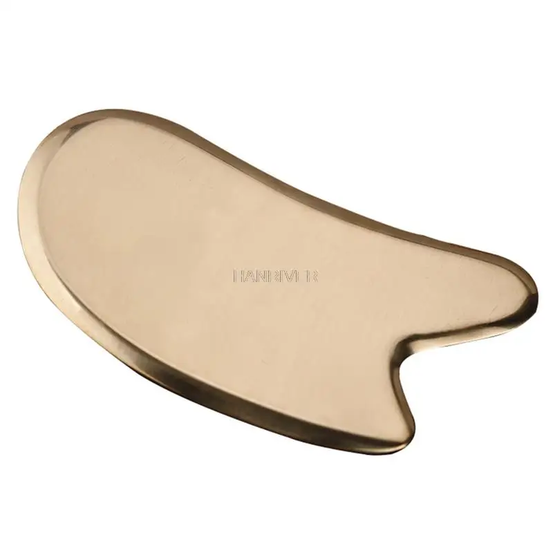 

Pure Copper Scraping Board Guasha Massage Scraper Pressure Therapy Acupoint Massager Facial Body Pain Relief Fascia Knife