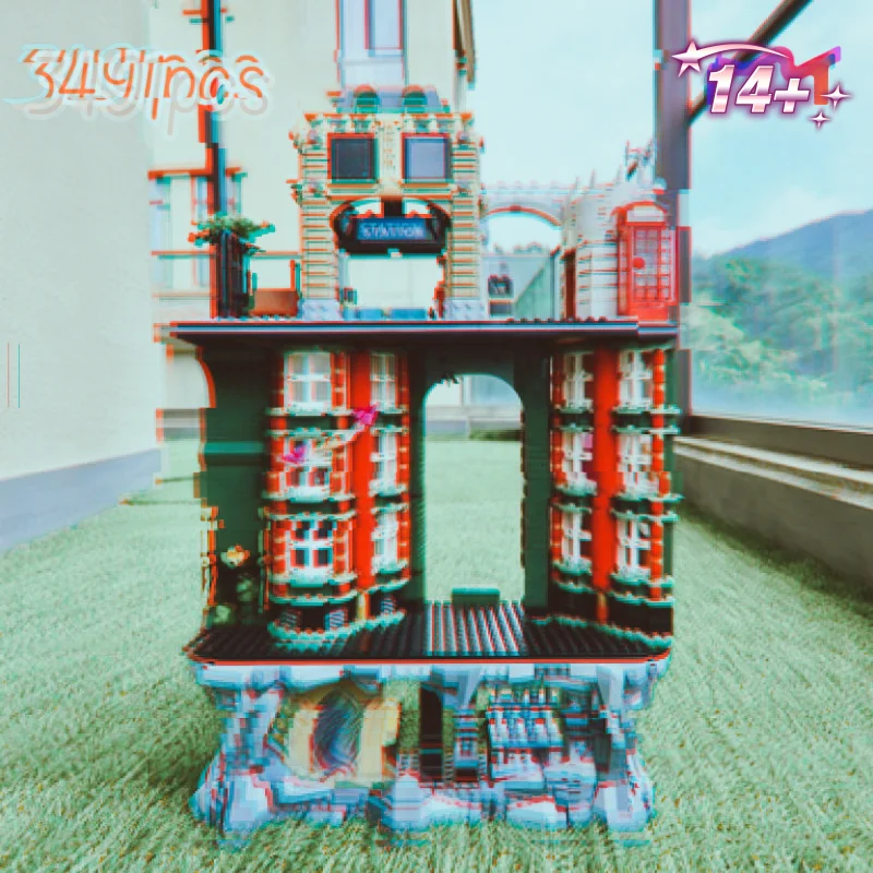 Classic Fantasy Headquarters Blocks, Detailed 3491pcs Wizard Structure Model Best Christmas Gift For Desktop Hobby Home Showcase