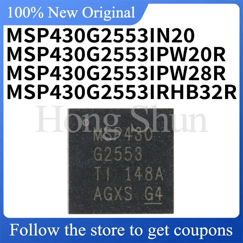 MSP430G2553IN20 MSP430G2553IRHB32R MSP430G2553IPW28R MSP430G2553IPW20R غلاف خارجي صلب