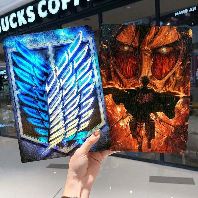 Attack on Titan Popular Anime For iPad Pro Air Mini 2 3 4 5 6 7 7th 8th 9th 10th 11th 10.2 9.7 10.5 10.9 11 12.9 13 Tablet Case