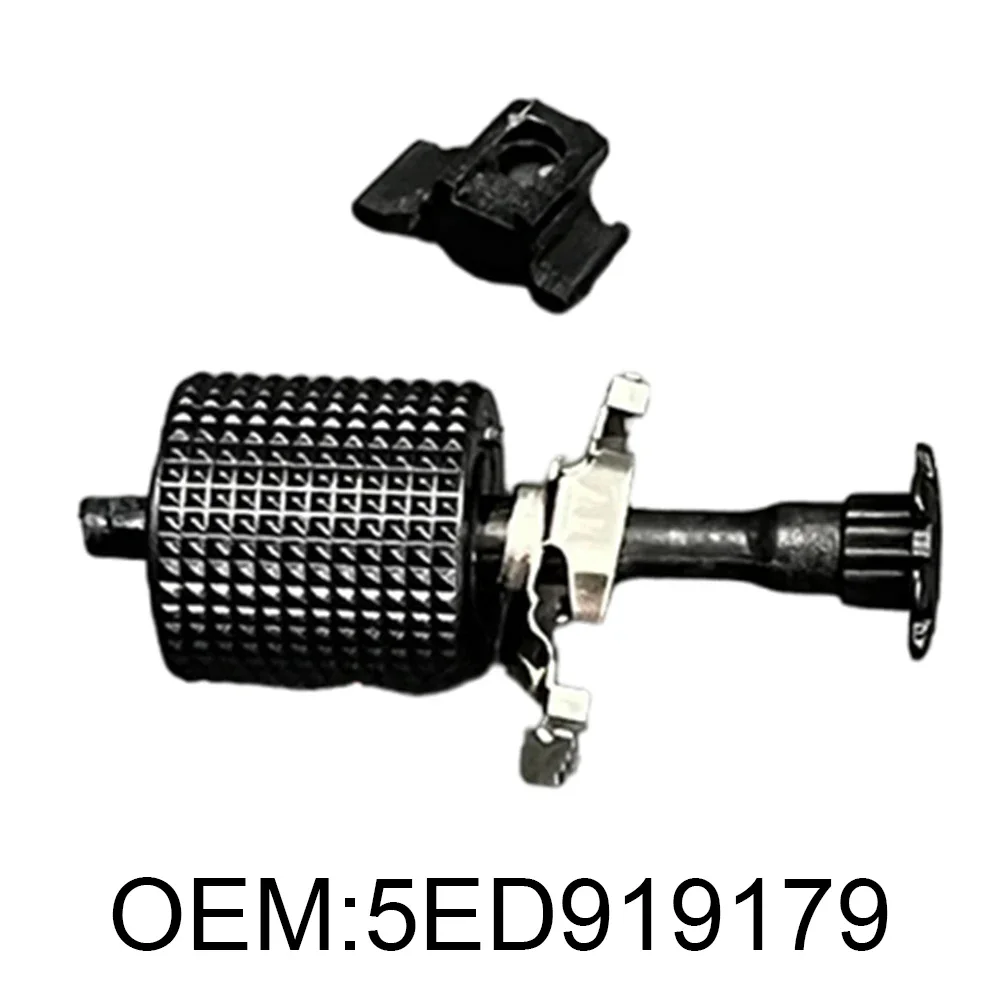 1pcs Steer Switch Roller Black ABS 5ED919179  3VD919719 Replacement Parts For Skoda For Superb III For Octavia For Fabia