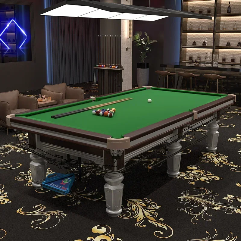 

Billiards table Standard household marble table tennis two-in-one table Commercial billiard hall Chinese black eight billiard