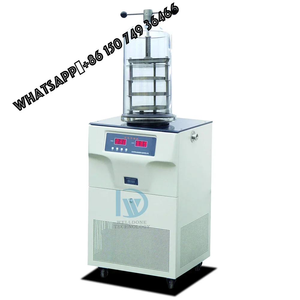 Automation Bench-Top Mini Small Laboratory Vacuum Free ze Dryer (Lyophilizer) Drying Machine