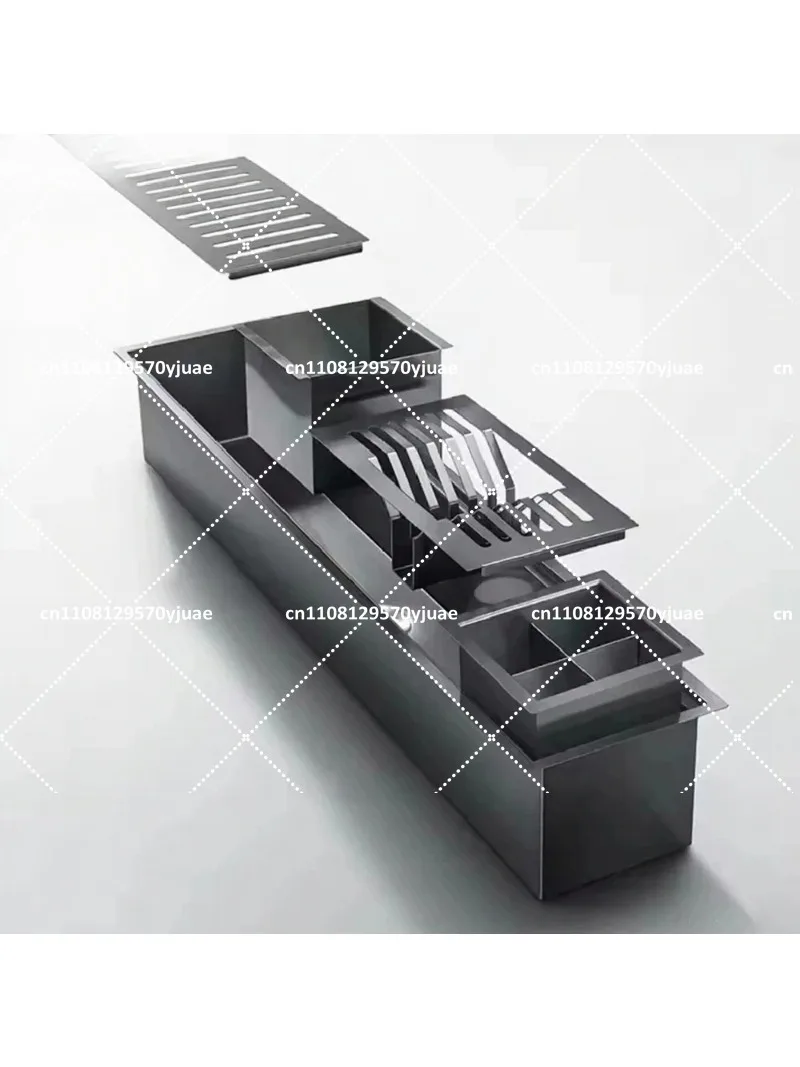 Stainless Steel Dish Drying Rack with Drainboard, Large Kitchen Counter Drainer with Utensil Holder