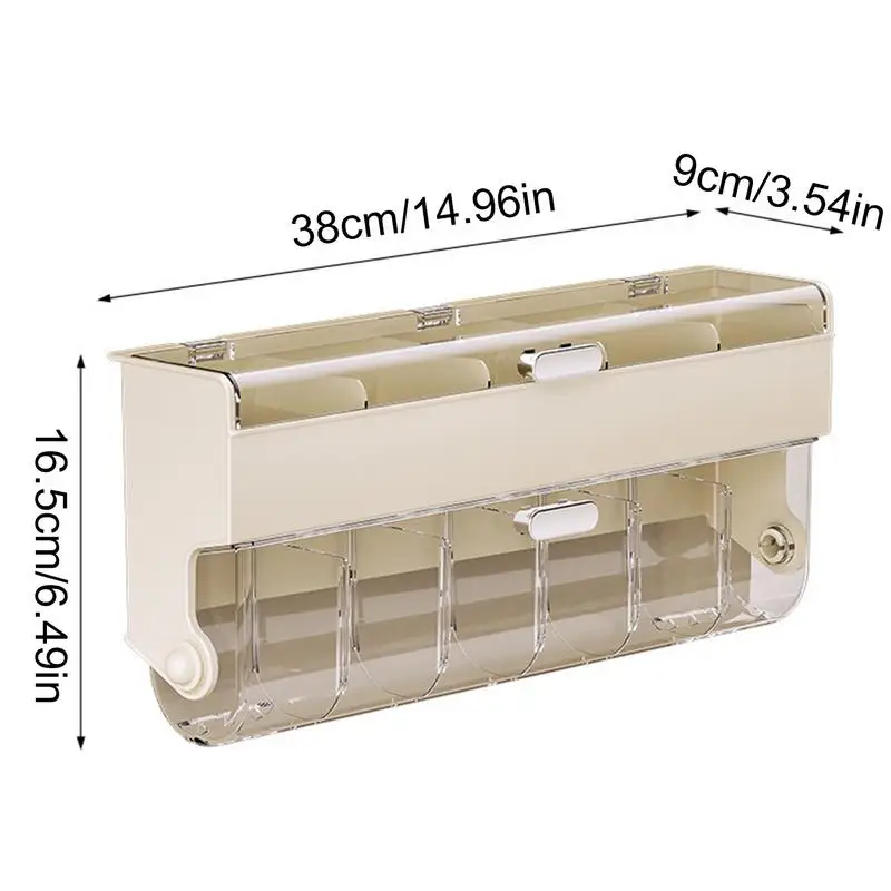 Wall Mounted Drawer Organizer Multifunctional Transparent Sock Organizer Panties Organizers With Classified Storage For Cupboard