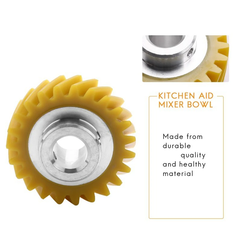 Pieza de repuesto de engranaje helicoidal para mezclador A74G-W10112253 por pieza de repuesto, apta para Whirlpool apto para mezcladores Whirlpool y Kitchenaid