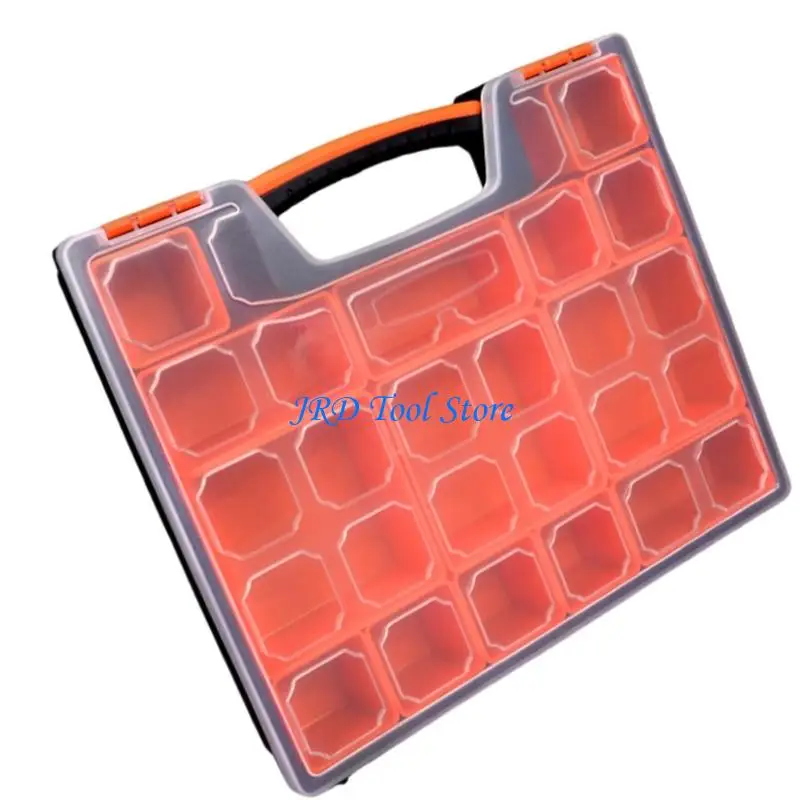 Người tổ chức hộp công cụ A2UD lồng vào nhau, người tổ chức các bộ phận nhỏ màu đen cho các bộ phận ốc vít