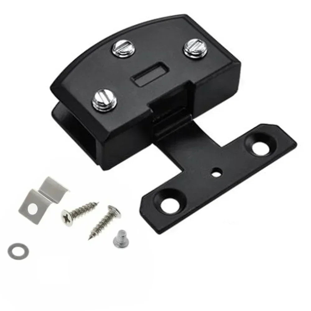 Glass Cabinet Door Hinge Cupboard Display Cabinet Gate Clamp Furniture Hardware Hinges With Screws Suitable For 5-8mm Glass Door