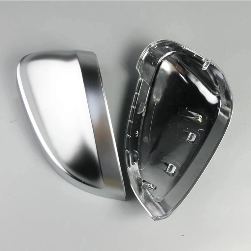 

Автомобильное зеркало заднего вида, серебристый матовый хромированный корпус для Audi A4 A5 S4 S5 B9