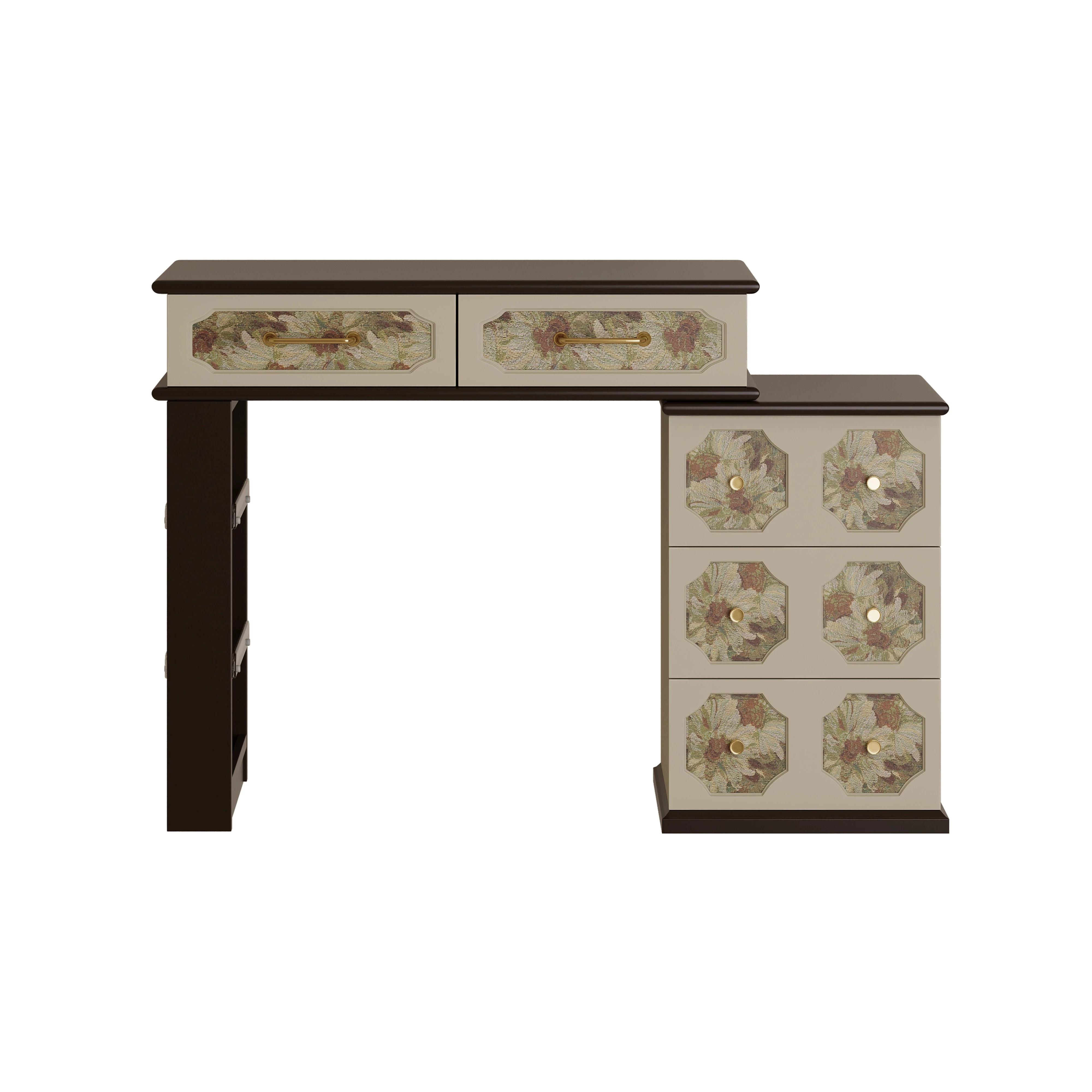 

Комод с узором из массива дерева