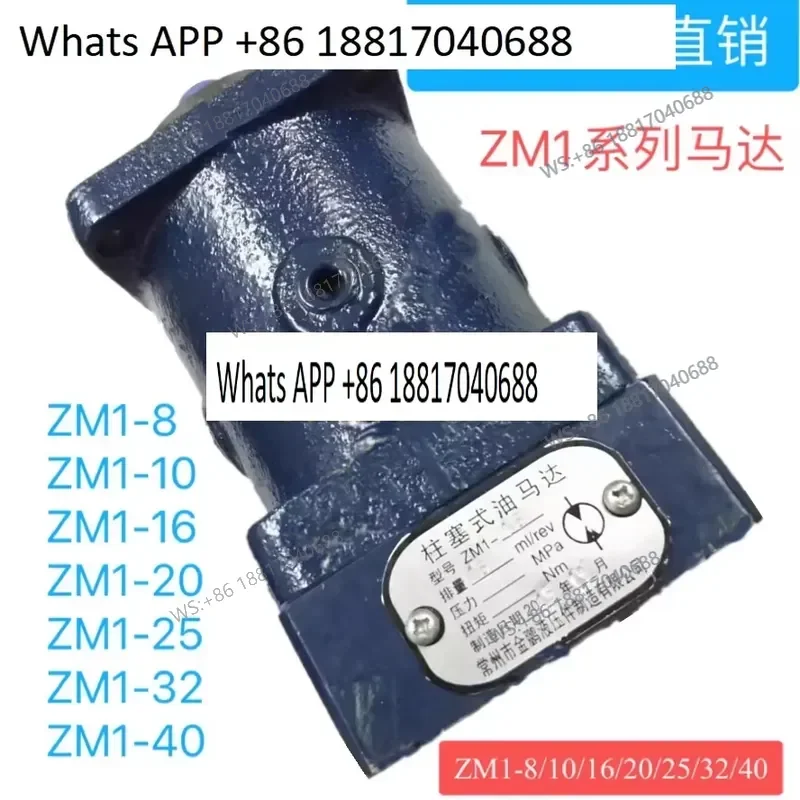 1PC 1PC Plunger Oil Motor for ZM1-8 ZM1-10 ZM1-16 ZM1-25 ZM1-20 Hydraulic Pump Component High Pressure Radial Piston Motor