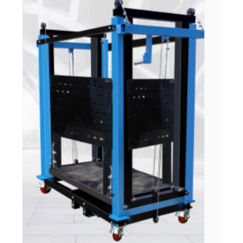 منصة رفع أوتوماتيكية متنقلة للسقالات الكهربائية مصعد صغير رفع بناء جديد قابل للطي #4