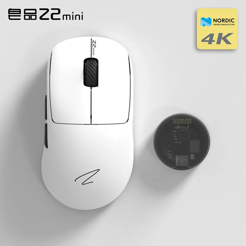 Zaopin Z2 Mini Wireless Mouse 4K PW3395 Sensor Three Mode Return Low Delay Lightweigh Gaming Mouse Ergonomics PC Gamer Accessory