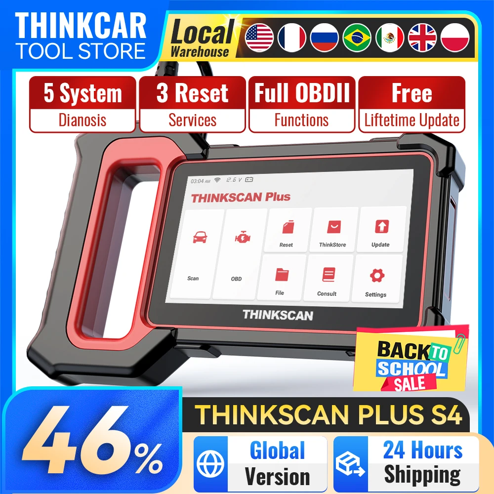 3D Printing Online - Thinkscan Plus S7 OBD2 Scanner Car