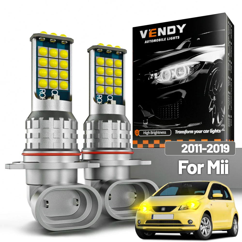2 Stück LED-Nebelscheinwerfer für Seat Mii 2011-2019 2012 2013 2014 2015 2016 2017 2018 Canbus Zubehör