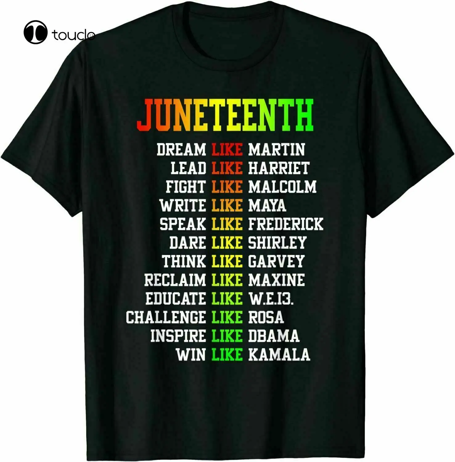 Juneteenth Ancestors Black African Dream Like T-Shirt Funny Tee Gift Unisex Custom Aldult Teen Unisex Cotton