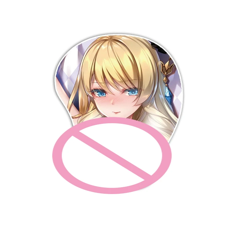 Navia 3D Mouse Pad Genshin Impact Game Hand Wrist Rest Mousepads Oppai Soft Mouse Mat Office Work Gaming Otaku Gift