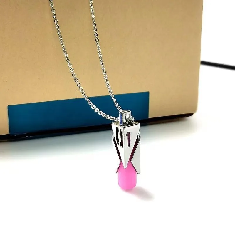 Hatsune Miku Necklaces Cartoon Fluorescent Jewelry Men Women Chains Two-dimensional Animation Necklace Ornaments Pendant Gifts