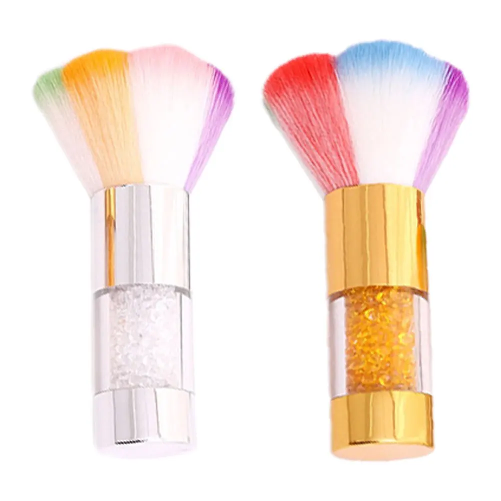 

2Pcs Dust Brush Makeup Accessories Eye Shadow Cosmetics Blush Brushes for Woman Acrylic Soft Bristles High Quality Handle