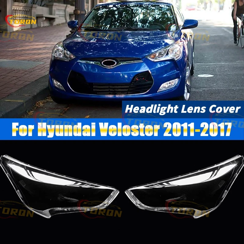 

For Hyundai Veloster 2011 2012 2013 2014 2015 2016 2017 Car Headlight Cover cap Headlamp Shade Head Lamp headlight lamp cover
