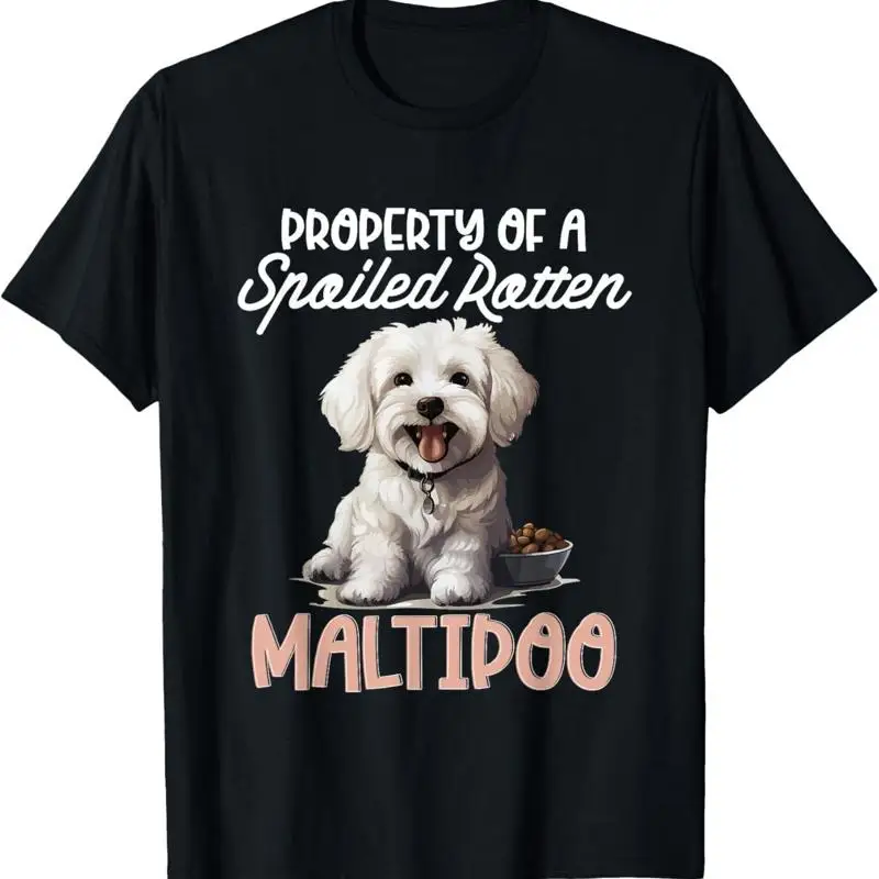 

Футболка Maltipoo Dog Breed Pet Property Of A Spoiled Rotten