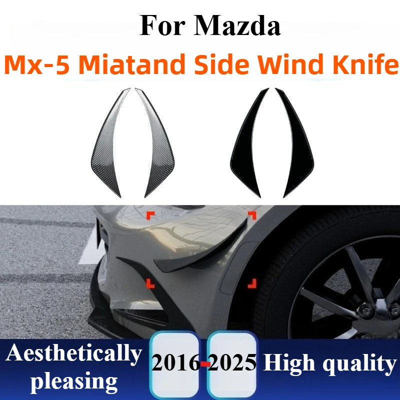 

Для Mazda Miata MX-5 ND 2016+ боковой диффузор Canard, разветвитель, наклейка, внешний комплект кузова, модификация, аксессуар для тюнинга