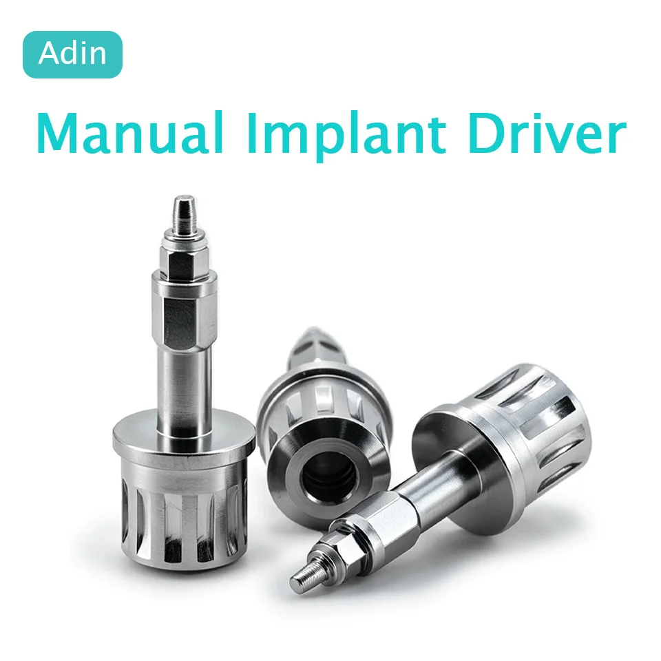 1PC Dental Implant Driver Manual Insertion Tool Compatible with Adin System Regular Short Long Placement Wrench Driver Parts