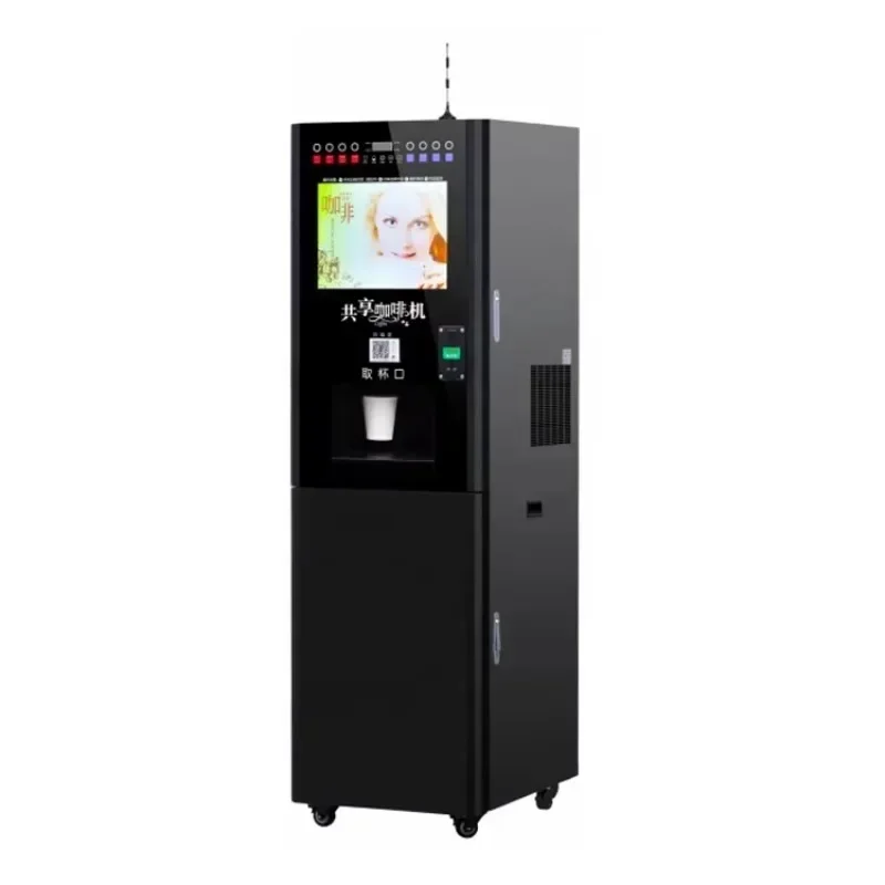 

Hot Sales 4 Flavors Hot And Cold Dual Temperature Self-service Coffee Machine