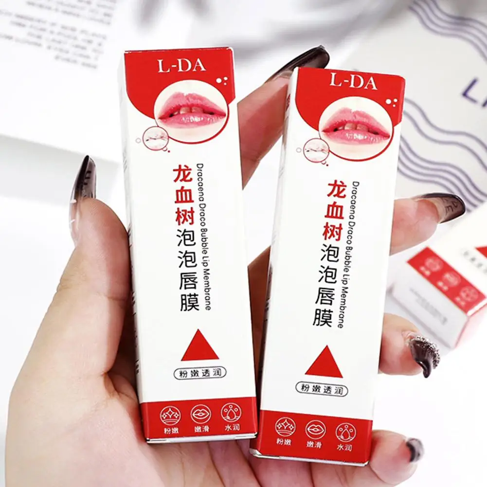 Бальзам для губ с кровью драконов, восстанавливающий пузырьковый увлажняющий крем для губ и ухода, пухлый отшелушивающий скраб для губ и сухой увлажняющий крем для губ,hy U1j4