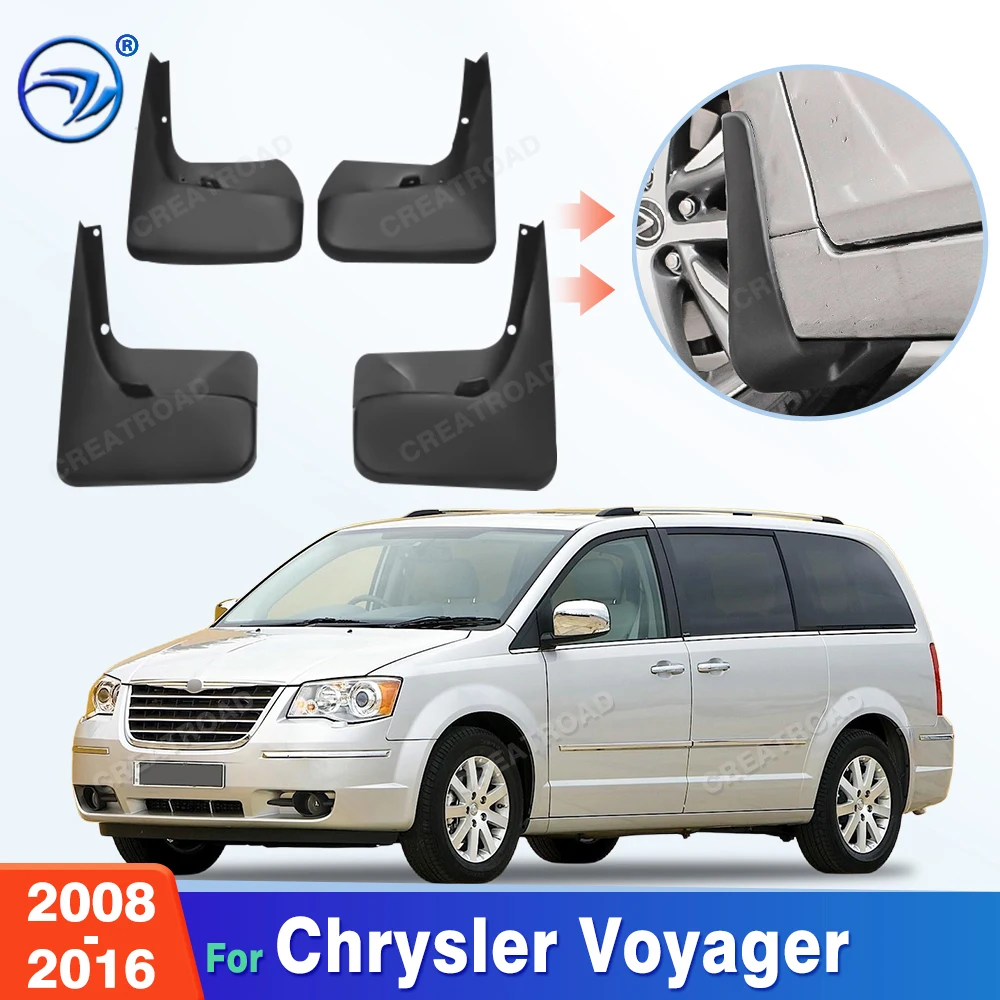 For Chrysler Voyager 2008 2009 2010 2011 2012 2013 2014 2015 2016 Fender Mudflaps Splash Guards Mudguards Mud Flaps