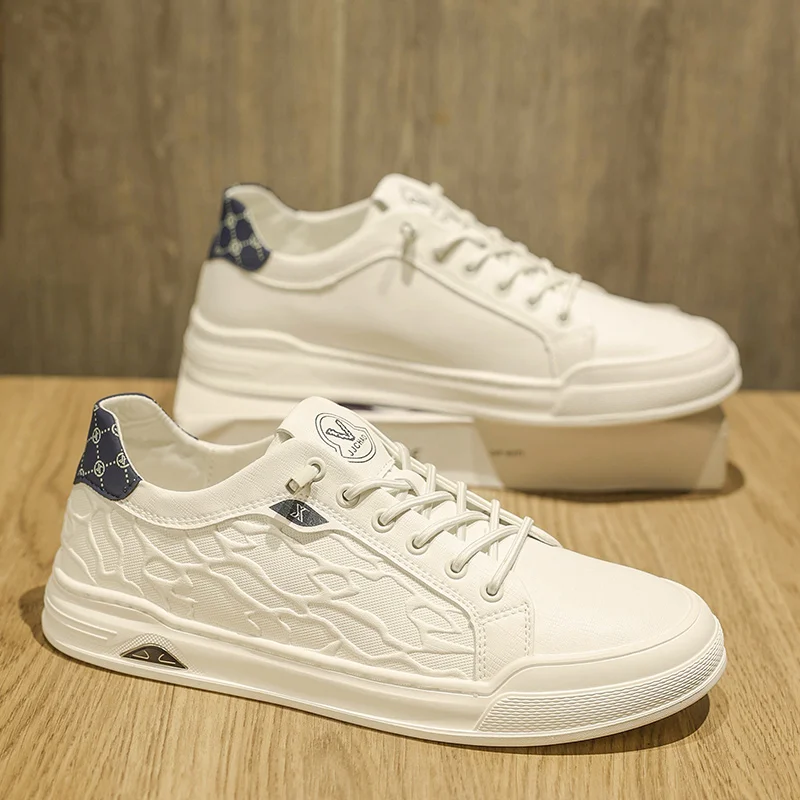 

Vintage Washed Blue High-Street American Denim Casual Vulcanized Sneakers - Summer Breathable Canvas Low-Tops with Chunky Soles