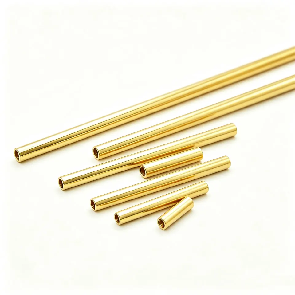 10Pcs Internal Thread M4 Internal Tooth Tube Hollow Connection Tube Connector Dia5.2mm Circular Double Headed Internal Tooth Rod