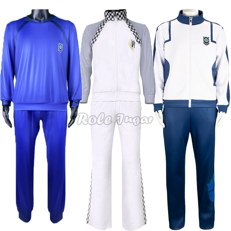 Blue Lock Anime Cosplay Costume Isagi Yoichi Print Long Sleeve Zipper Sportswear Tracksuit Men Daily Jersey Suits