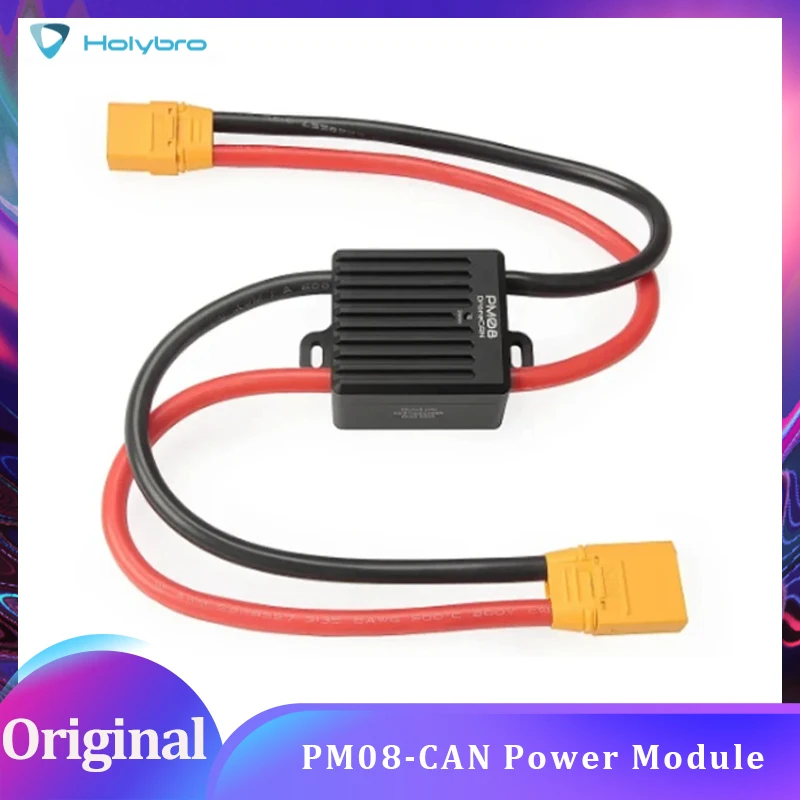 

Holybro DroneCAN PM08-CAN Power Module 14S 200A Supports 2-14S & 200A Cont For RC Model/Airplane/Quadcopter