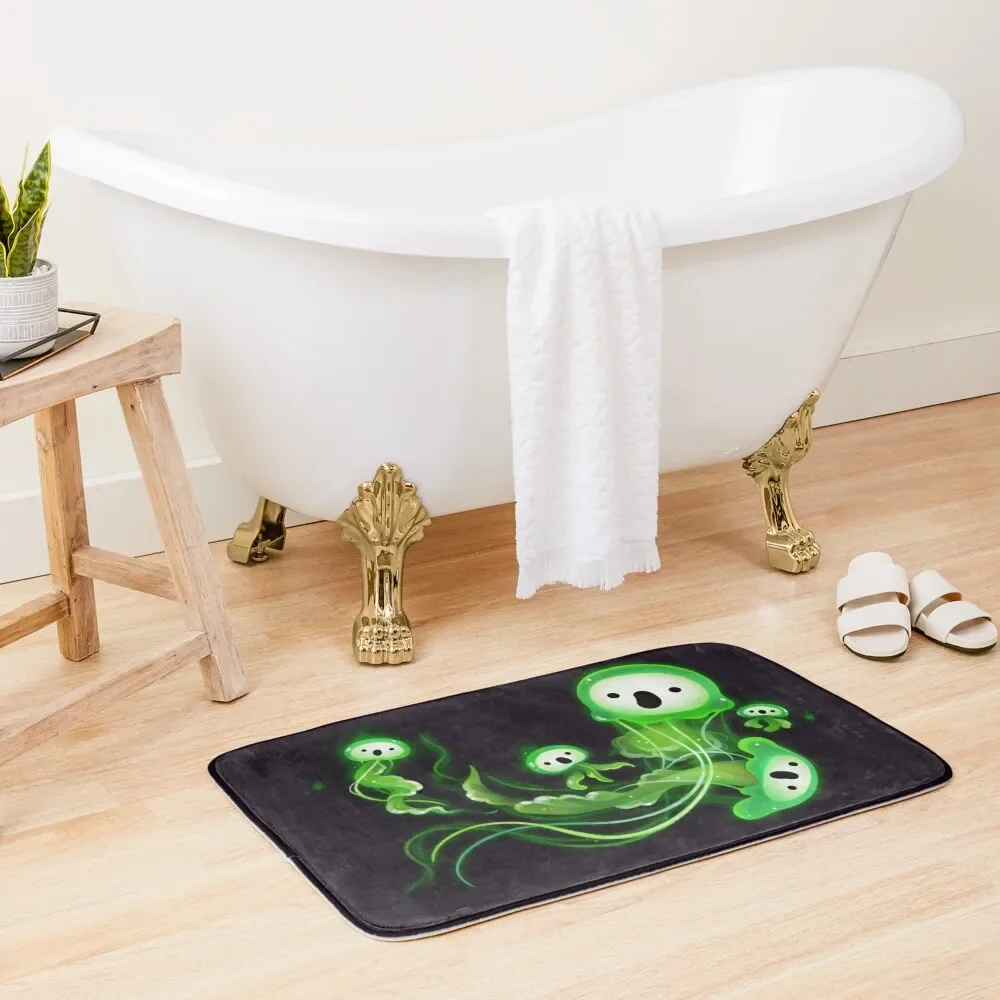 

Ghost Jellyfish Bath Mat Living Room Rug Bathroom Shower Curtain House Entrance Bath Rugs For Bathroom Mat