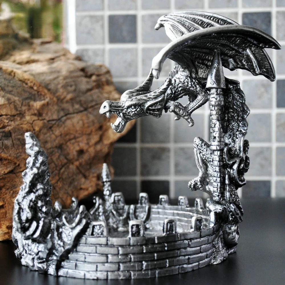 

Metal Dragon-Shaped European Retro Personalized Fashion Creative Decorative Ash Tray Home Decoration